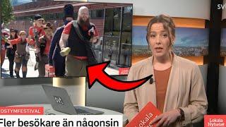 TF2 Cosplay Conga line gets aired on the Local Swedish News!