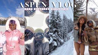 LIT BIRTHDAY SKI TRIP TO ASPEN, COLORADO VLOG | SNOWBOARDING, CLUBBING, HOT SPRINGS, SKIING.