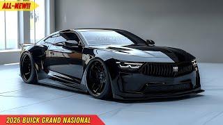 2026 Buick Grand National First Look: Luxury and Comfort Redefined