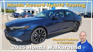 2025 Honda Accord Hybrid Touring Walkaround Standard Features and Functions Demo