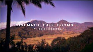 Cinematic Bass Booms | Sound Pack 3 | HQ SFX