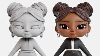 UV Unwrapping & Texturing Stylized Toy in Blender