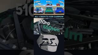 750 hp Nissan Skyline R34 GT-R v 735 hp Mustang v BMW M3: DRAG RACE #shorts