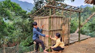 Bathroom Roof Rotted, Two Brothers Rebuild the Bathroom - Ly Dinh Quang