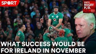 What is success for Ireland in the Autumn Nations Series?