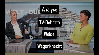 Weidel Wagenknecht Debatte Teil 1