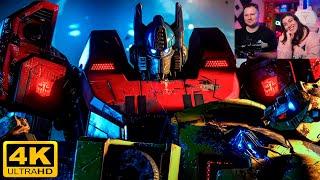 Реакция на Transformers: Fall of Cybertron - Official VGA Cinematic Trailer 4K 60FPS Ultra HD