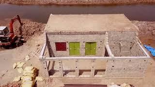 Inundated Farm after torrential rain, Salt Range, Pakistan