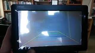 무선후방카메라 B01 거리테스트
