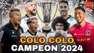 COLO COLO CAMPEÓN DE LA LIGA CHILENA || ARTURO VIDAL Y ALMIRON SE LLEVAN EL TITULO - MEDIAPUNTA