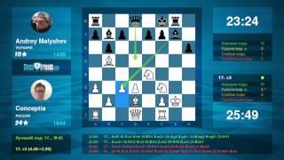 Chess Game Analysis: Conceptia - Andrey Malyshev : 1-0 (By ChessFriends.com)