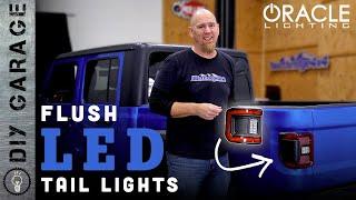 Oracle Flush Mount Tail Lights - Jeep Gladiator Install