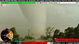 The Most Amazing Tornado We’ve Ever Chased (Dickens, NE) - Live As It Happened