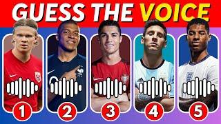 Guess Who's Speaking | Football Edition | Haaland, Messi, Ronaldo, Mbappe, Neymar