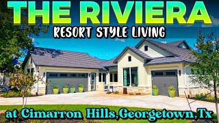 RESORT STYLE LIVING IN GEORGETOWN, TX | THE RIVIERA | SITTERLE HOMES | 3,125 SF | CIMARRON HILLS