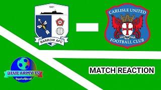 Barrow AFC 0-1 Carlisle United