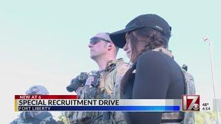 Fort Liberty highlighting enlistment bonuses to boost recruitment efforts