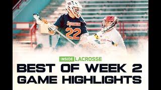 Best of Week 2 DI Men's Lacrosse Highlights