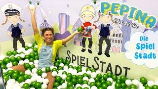  In der INDOOR SPIELSTADT  mit Pepina (Spielstadt Leonberg) 