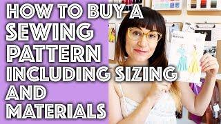 How to Buy a Sewing Pattern Including Sizing and Materials | Sew Anastasia