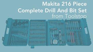 Makita 216 Piece Complete Drill And Bit Set from Toolstop