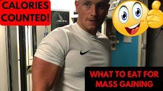 WHAT I'M CURRENTLY EATING TO PUT ON MASS | ALL CALORIES COUNTED!
