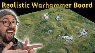 How to build a realistic modular game board for Warhammer ~ tabletop wargaming terrain