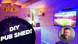 The Badger Pub Shed | Log Cabin Garden Pub | Dunster House TV