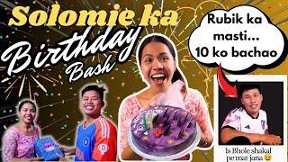 Solomie ka Birthday Celebration | Nicobarie challenge vlog part -2 | Rubik ka masti