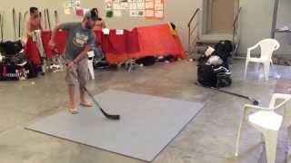 Julien Thomas' tricks with Joker Sport Hockey Inline Surface