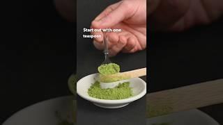 Here’s how to make matcha  #matchatea