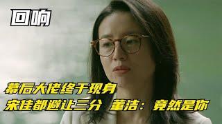 回响：幕后大佬终于现身，宋佳都避让三分，董洁火冒三丈：叛徒