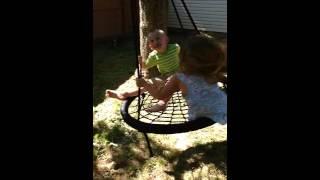 Monster orb web swing! Spinning and swinging!