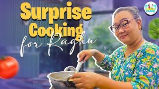 Surprise cooking for Raghu ️ | #raghuthapa