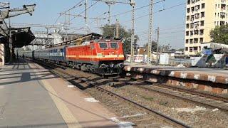 First New Year Video With Freshly Pohd WAP4 Towing 1 hour 30 mins Late Mahanagari Express