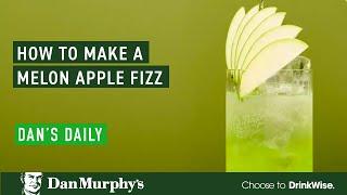 Melon Apple Fizz cocktail recipe