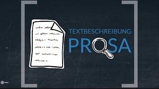 Textbeschreibung Prosa (TESTVERSION OHNE SKRIPT)