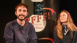 Interview de Robin Bonafy et Aimy Vaillant pour L'oiseau, prix du jury du film limousin PFFF! 2024