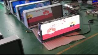 double sides car top screen | taxi advertising led display