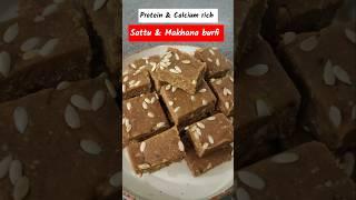 High Protein&calcium Sattu burfi recipe | Healthy summer treat | roasted channa burfi recipe#shorts
