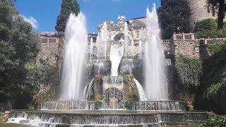 Рим. Из Рима в Тиволи. Вилла д'Эсте. Rome. From Rome to Tivoli. Villa d'Este.