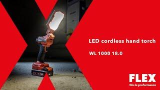 LED cordless hand torch 18 V - WL 1000 18.0