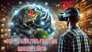 Top 10 Amazing Finds on Google Earth - VR 360° #360video #vr360