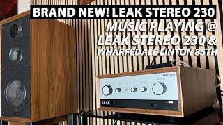 LEAK Stereo 230 & Wharfedale Linton 85th Music Playing