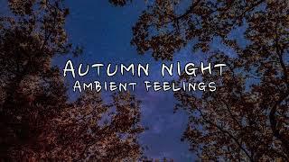 Autumn Night - Beautiful Ambient Piano Background