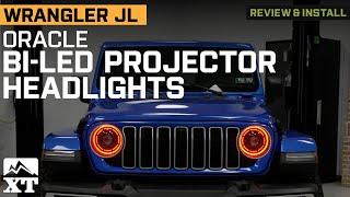 Jeep Wrangler JL Oracle Oculus Bi-LED Projector Headlights with ColorSHIFT Halo Review & Install