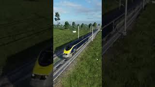 Taking a look at the Eurostar options in Transport Fever 2