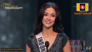 Indonesian - Speech 15 second Top 20 - Miss Universe 2018