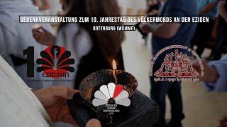 Gedenkveranstaltung zum 10. Jahrestag des Völkermords an den Eziden  in Rotenburg (Wümme)