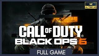 Call of Duty: Black Ops 6 | Full game | No Commentary | Xbox Series X | 4K 60FPS